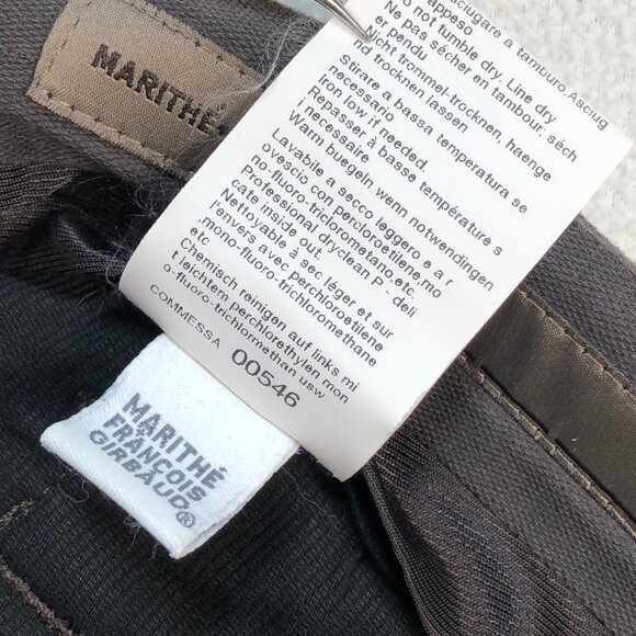 Marithe Francois Girbaud Pants Men's 36x33 Gray Brown Chinos GIR+A&F srl‎ Italy - Picture 15 of 16